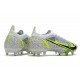 Nike Mercurial Vapor 14 Elite SG-PRO Silver Safari - Blanc Noir Argenté Jaune Fluo