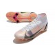 Nike Mercurial Superfly 8 Elite AG Blanc Noir Carmin Rose