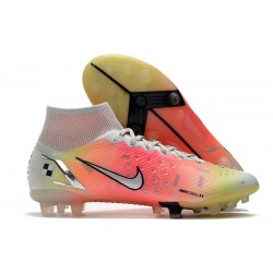 Nike Mercurial Superfly 8 Elite AG Blanc Mangue