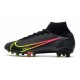 Nike Mercurial Superfly 8 Elite AG Black x Prism - Noir Jaune Rouge