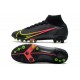 Nike Mercurial Superfly 8 Elite AG Black x Prism - Noir Jaune Rouge