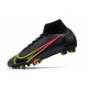 Nike Mercurial Superfly 8 Elite AG Black x Prism - Noir Jaune Rouge