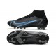 Nike Mercurial Superfly 8 Elite AG Noir Gris Acier