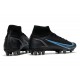 Nike Mercurial Superfly 8 Elite AG Noir Gris Acier