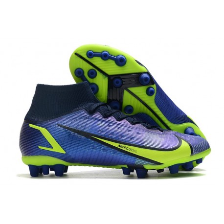 Nike Mercurial Superfly 8 Elite AG Sapphire Volt Bleu