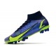 Nike Mercurial Superfly 8 Elite AG Sapphire Volt Bleu