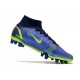 Nike Mercurial Superfly 8 Elite AG Sapphire Volt Bleu