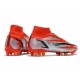 Nike Mercurial Superfly 8 Elite AG Rouge Piment Noir Fantôme Orange Total