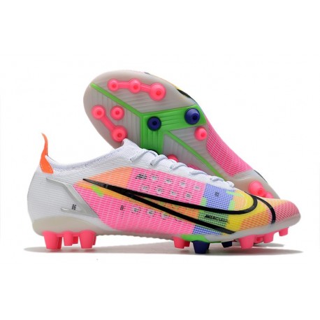 Nike Mercurial Vapor 14 Elite AG PRO Blanc Rose