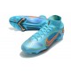 Nike Neuf Mercurial Superfly 8 Elite FG Bleu Chlorine Orange Laser Marina