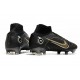 Nike Neuf Mercurial Superfly 8 Elite FG Noir Or Métallique Argent Métallique