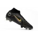 Nike Neuf Mercurial Superfly 8 Elite FG Noir Or Métallique Argent Métallique