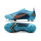 Nike Mercurial Vapor 14 Elite FG Bleu Chlorine Orange Laser Marina