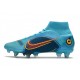 Nike Mercurial Superfly 8 Elite SG Pro AC Bleu Chlorine Orange Laser Marina