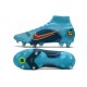 Nike Mercurial Superfly 8 Elite SG Pro AC Bleu Chlorine Orange Laser Marina