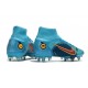 Nike Mercurial Superfly 8 Elite SG Pro AC Bleu Chlorine Orange Laser Marina