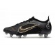 Nike Mercurial Vapor 14 Elite SG-PRO Noir Or Métallique Argent Métallique