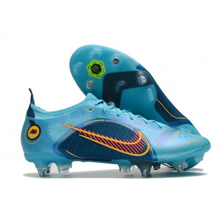 Nike Mercurial Vapor 14 Elite SG-PRO Bleu Chlorine Orange Laser Marina