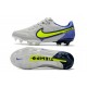 Chaussure Nike Tiempo Legend IX Elite FG Gris Brouillard Volt Sapphire