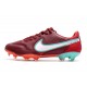 Nike Tiempo Legend IX Elite FG Rouge Equipe Blanc Hibiscus Mystique