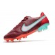 Nike Tiempo Legend IX Elite FG Rouge Equipe Blanc Hibiscus Mystique