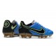 Chaussure Nike Tiempo Legend IX Elite FG Bleu Noir