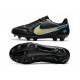 Chaussure Nike Tiempo Legend IX Elite FG Noir Or