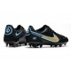 Chaussure Nike Tiempo Legend IX Elite FG Noir Or