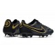 Nike Tiempo Legend IX Elite FG Noir Gris Foncé Métallique Anthracite