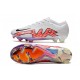 Crampons Nike Air Zoom Mercurial Vapor 15 Elite FG Blanc Rouge