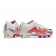 Crampons Nike Air Zoom Mercurial Vapor 15 Elite FG Blanc Rouge