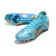 Nike Mercurial Superfly 8 Elite AG Bleu Chlorine Orange Laser Marina