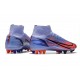 Nike Mercurial Superfly 8 Elite AG Mbappé Chardon Clair Argent Métallique