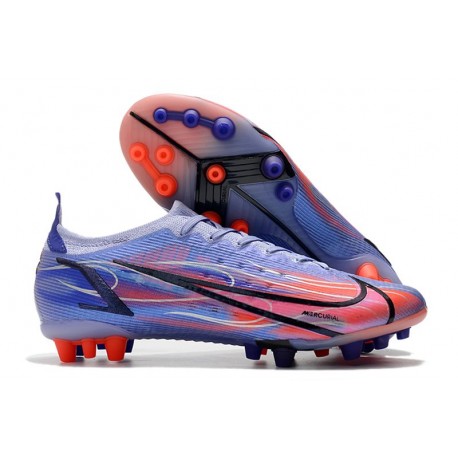 Nike Mercurial Vapor 14 Elite AG PRO Mbappé Chardon Clair Argent Métallique