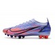 Nike Mercurial Vapor 14 Elite AG PRO Mbappé Chardon Clair Argent Métallique