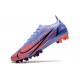 Nike Mercurial Vapor 14 Elite AG PRO Mbappé Chardon Clair Argent Métallique