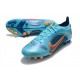 Nike Mercurial Vapor 14 Elite AG PRO Bleu Chlorine Orange Laser Marina