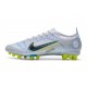 Nike Mercurial Vapor 14 Elite AG PRO Ballon Gris Bleu Foncé