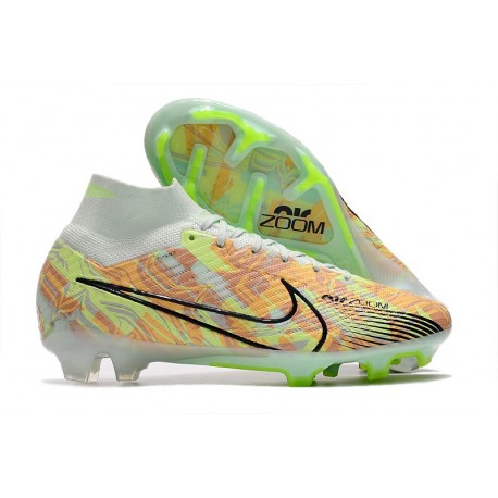 Nike Air Zoom Mercurial Superfly Elite 9 FG Bonded - Vert Bleu Orange