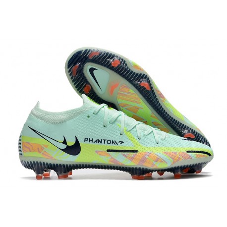 Nike Phantom GT 2 Elite FG Menthe Mousse Noirened Bleu Fantôme