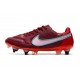 Nike Tiempo Legend 9 Elite SG AC Rouge Equipe Blanc Hibiscus Mystique