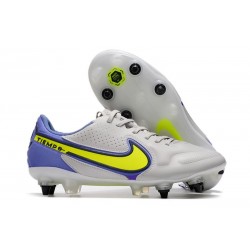 Nike Tiempo Legend 9 Elite SG-PRO AC Gris Brouillard Volt Sapphire