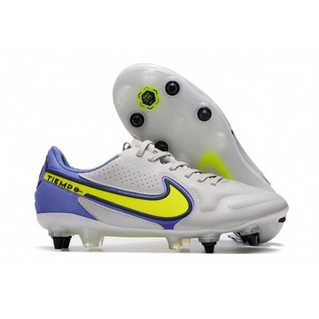 Nike Tiempo Legend 9 Elite SG-PRO AC Gris Brouillard Volt Sapphire