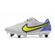 Nike Tiempo Legend 9 Elite SG-PRO AC Gris Brouillard Volt Sapphire