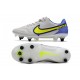 Nike Tiempo Legend 9 Elite SG-PRO AC Gris Brouillard Volt Sapphire