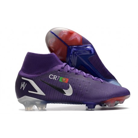 Nike Neuf Mercurial Superfly 8 Elite FG Ronaldo CR7 Violet