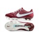 Nike Tiempo Legend IX Elite FG Rouge Equipe Blanc Hibiscus Mystique