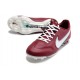 Nike Tiempo Legend IX Elite FG Rouge Equipe Blanc Hibiscus Mystique